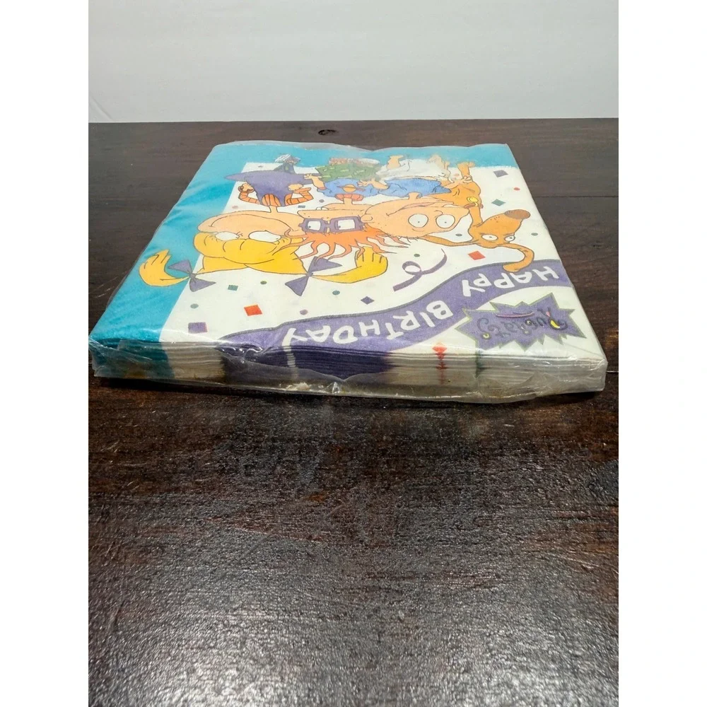 Vintage Rugrats Happy Birthday Napkins 16ct Nickelodeon DesignWare‎ 90s Sealed